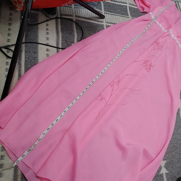 Vintage 70's maxi dress size M - Picture 10 of 10